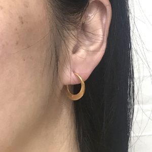Pure Gold Hoop Earrings